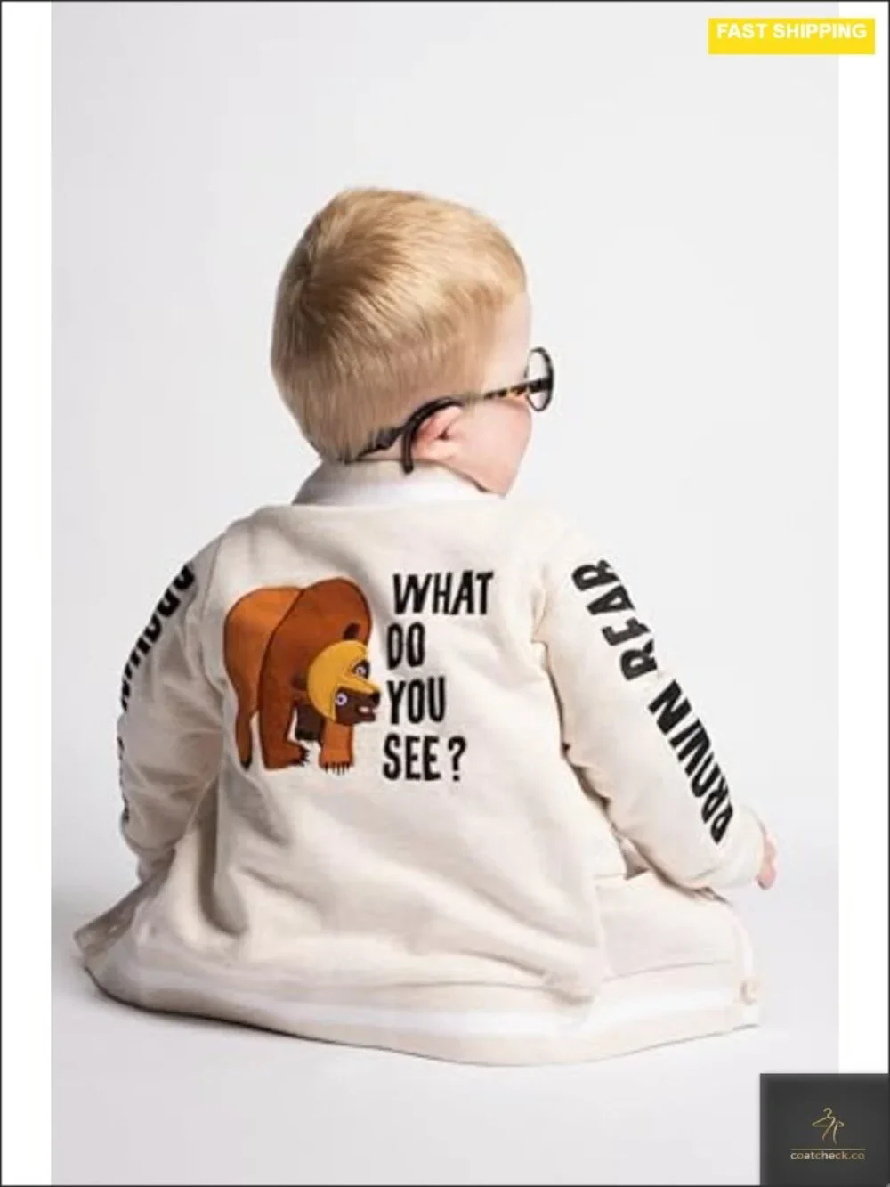 Organic Cotton Bomber Jacket for Baby Boys with Pockets